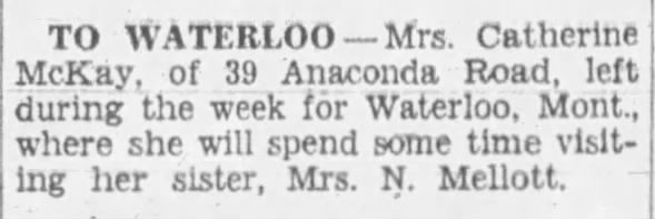 Clipping from The Montana Standard